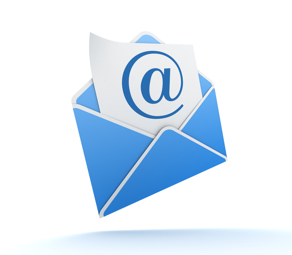e-mail symbol with envelope